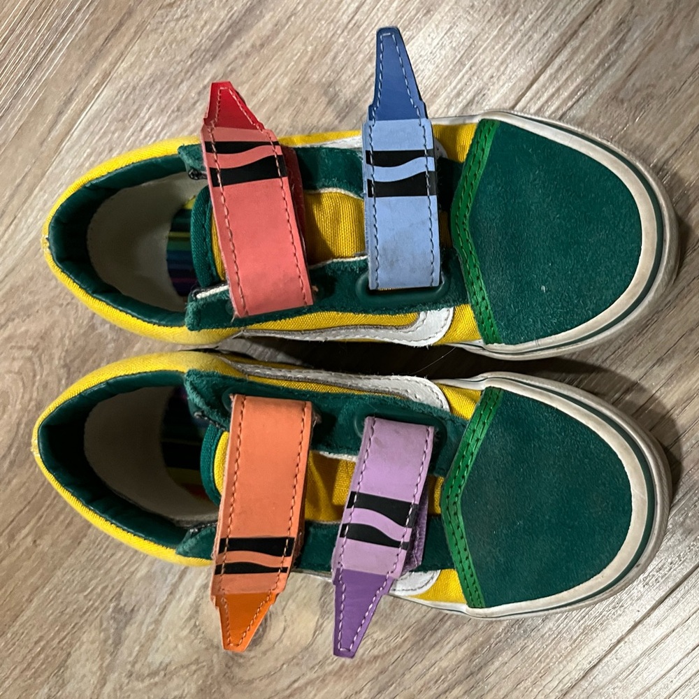 Vans X Crayola kids shoes